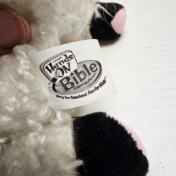 Hand On Bible Puppet Shaggy Sheep Lamb Cuddles Teacher Fun Kids - Picture 9 of 16